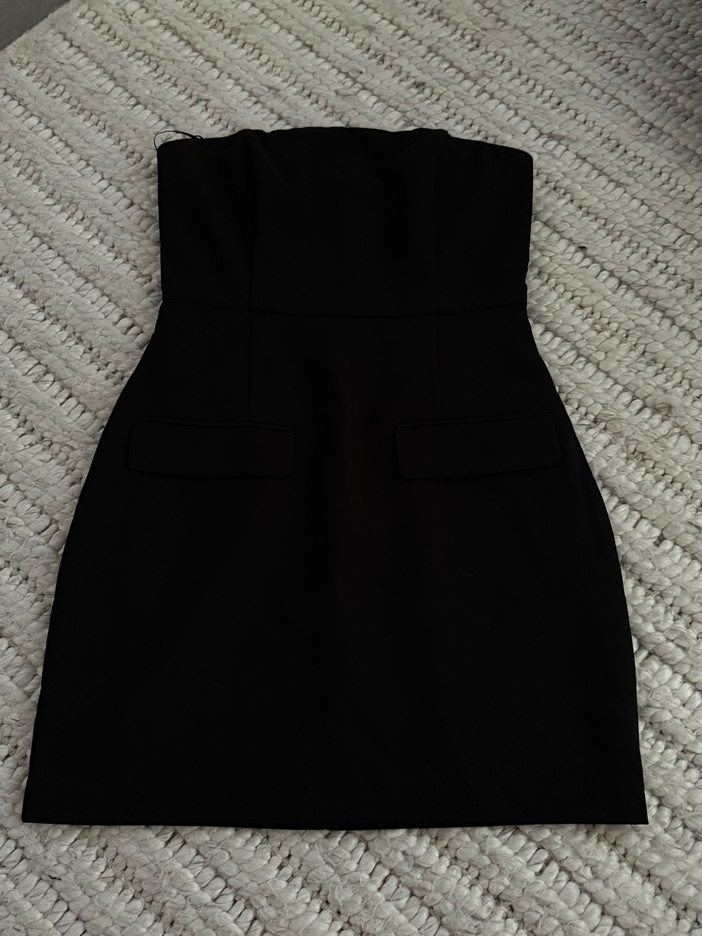 Windsor Strapless Black Sheath Dress